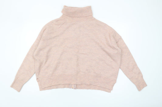 Womens UK Size 8 Topshop Pink Pullover Jumper