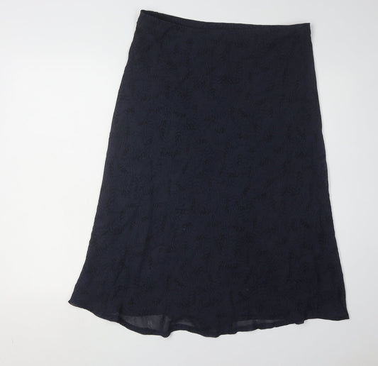 Marks and Spencer Women's Black Midi Skirt, Size 18