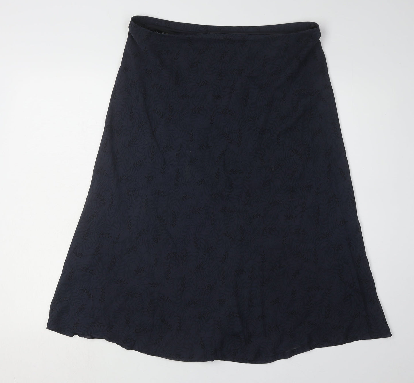 Marks and Spencer Women's Black Midi Skirt, Size 18