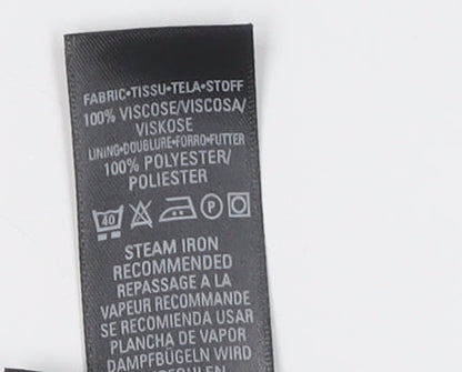 Marks and Spencer Women's Black Midi Skirt, Size 18