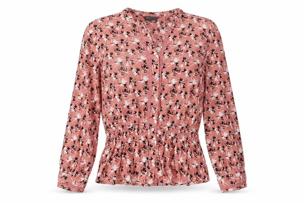 Womens UK Size 12 Marks and Spencer Pink  Blouse