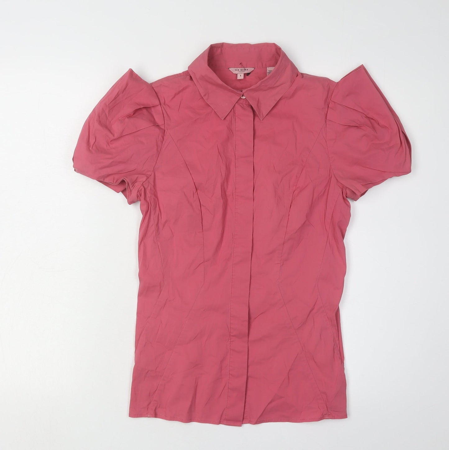 Womens UK Size XS Ted Baker Pink  Blouse
