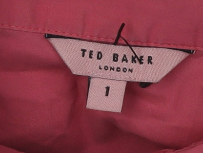 Womens UK Size XS Ted Baker Pink  Blouse