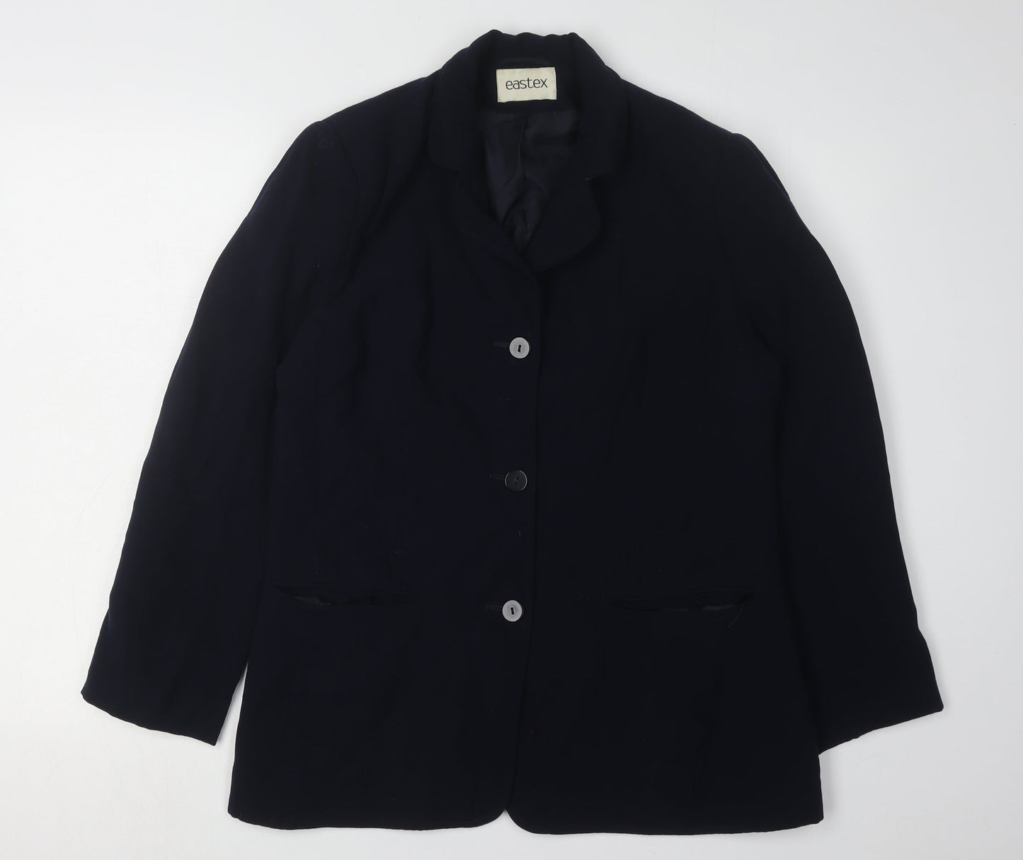 Eastex Women's Black Blazer Size 12 Work Jacket