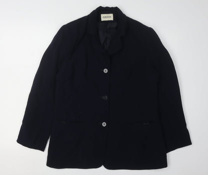 Eastex Women's Black Blazer Size 12 Work Jacket