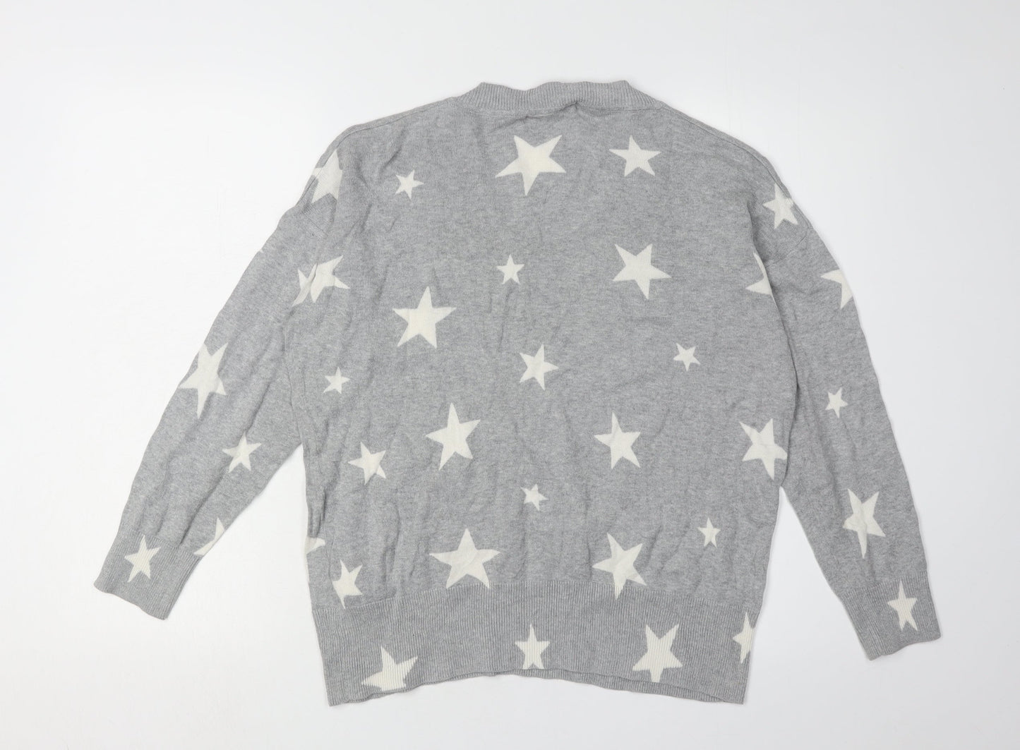 Womens UK Size M Marks and Spencer Grey Pullover Jumper