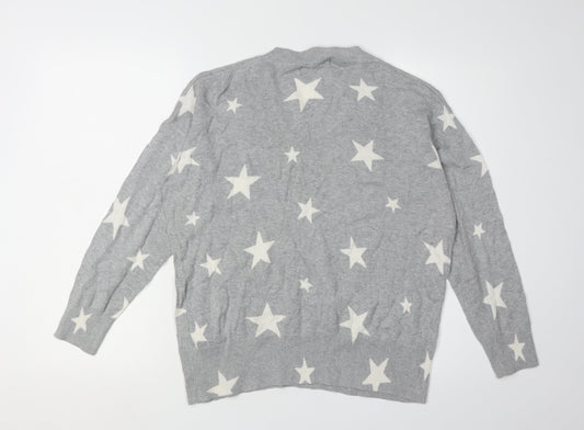 Womens UK Size M Marks and Spencer Grey Pullover Jumper