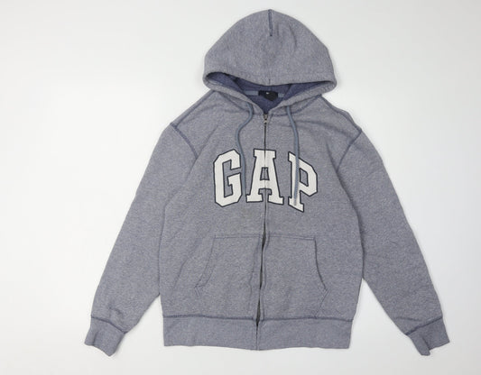 Gap Unisex Grey Full Zip Hoodie S Casual Comfort
