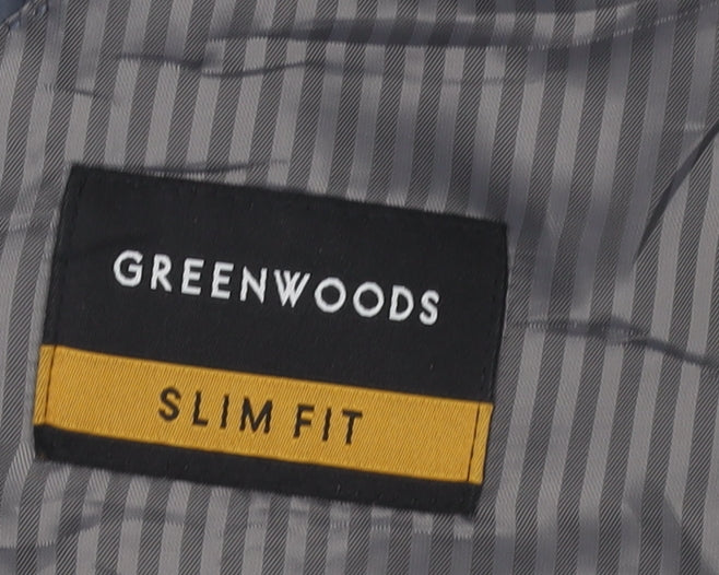 Mens UK Size 44 Greenwoods Regular Blue Suit Jacket