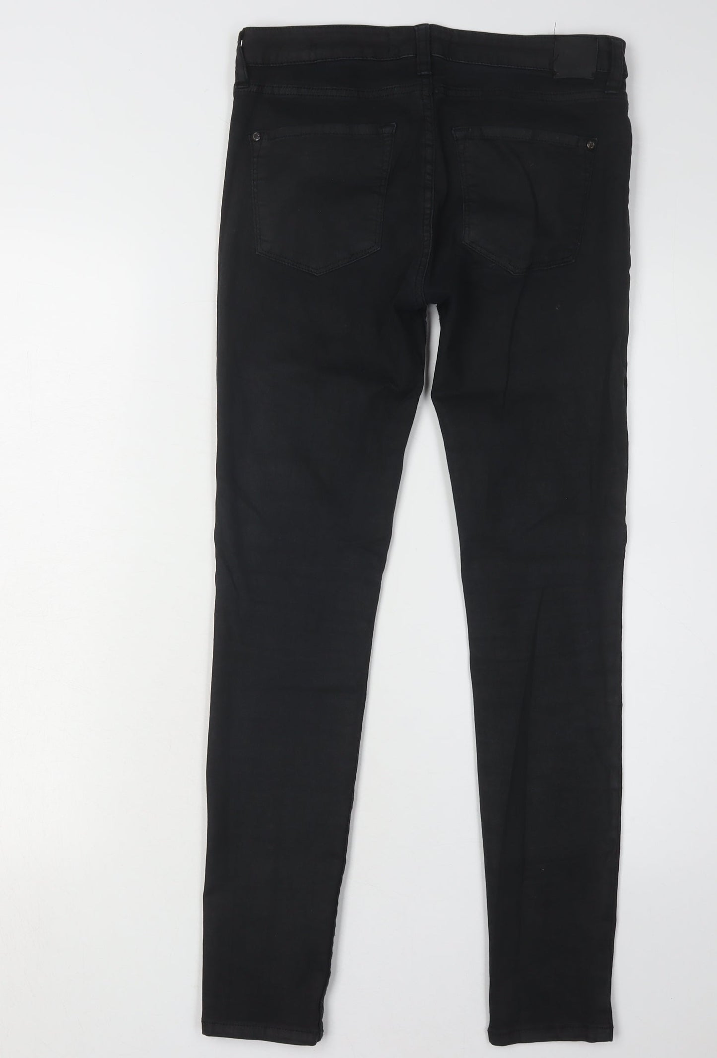 Mango Women's Black Skinny Jeans - Size 10, Slim Fit