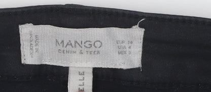 Mango Women's Black Skinny Jeans - Size 10, Slim Fit