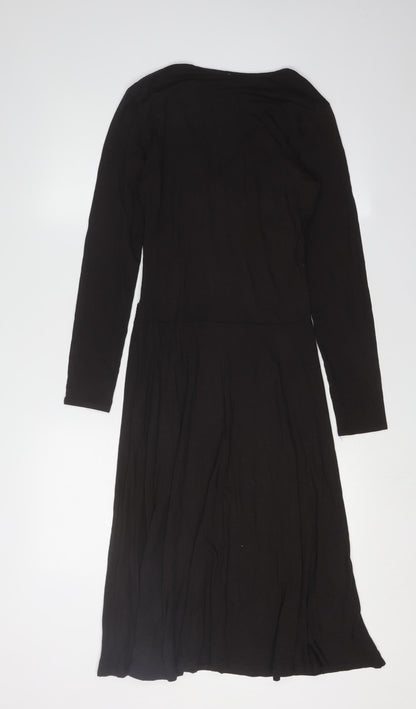 Phase Eight Women's Black Wrap Dress Size 8