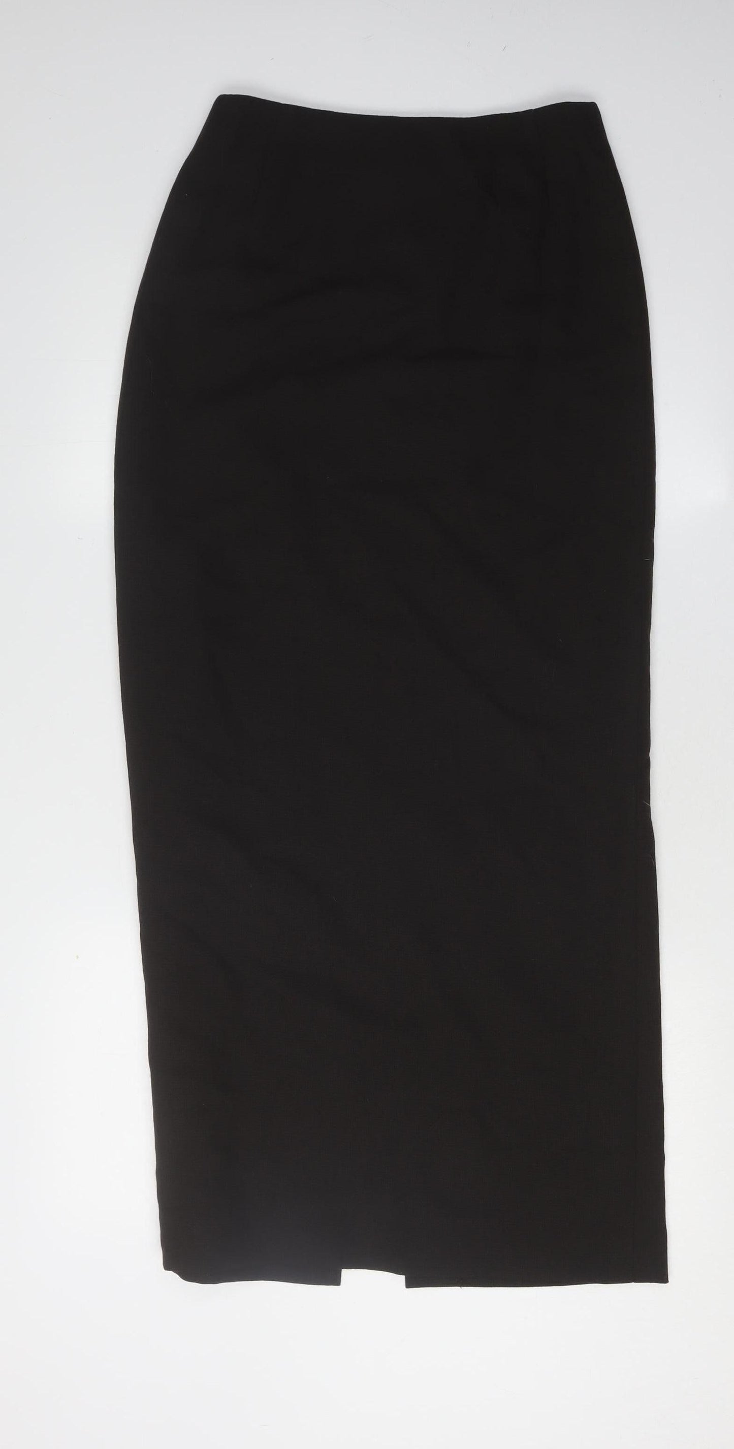 Kaliko Women's Black Wool Long Pencil Skirt Size S