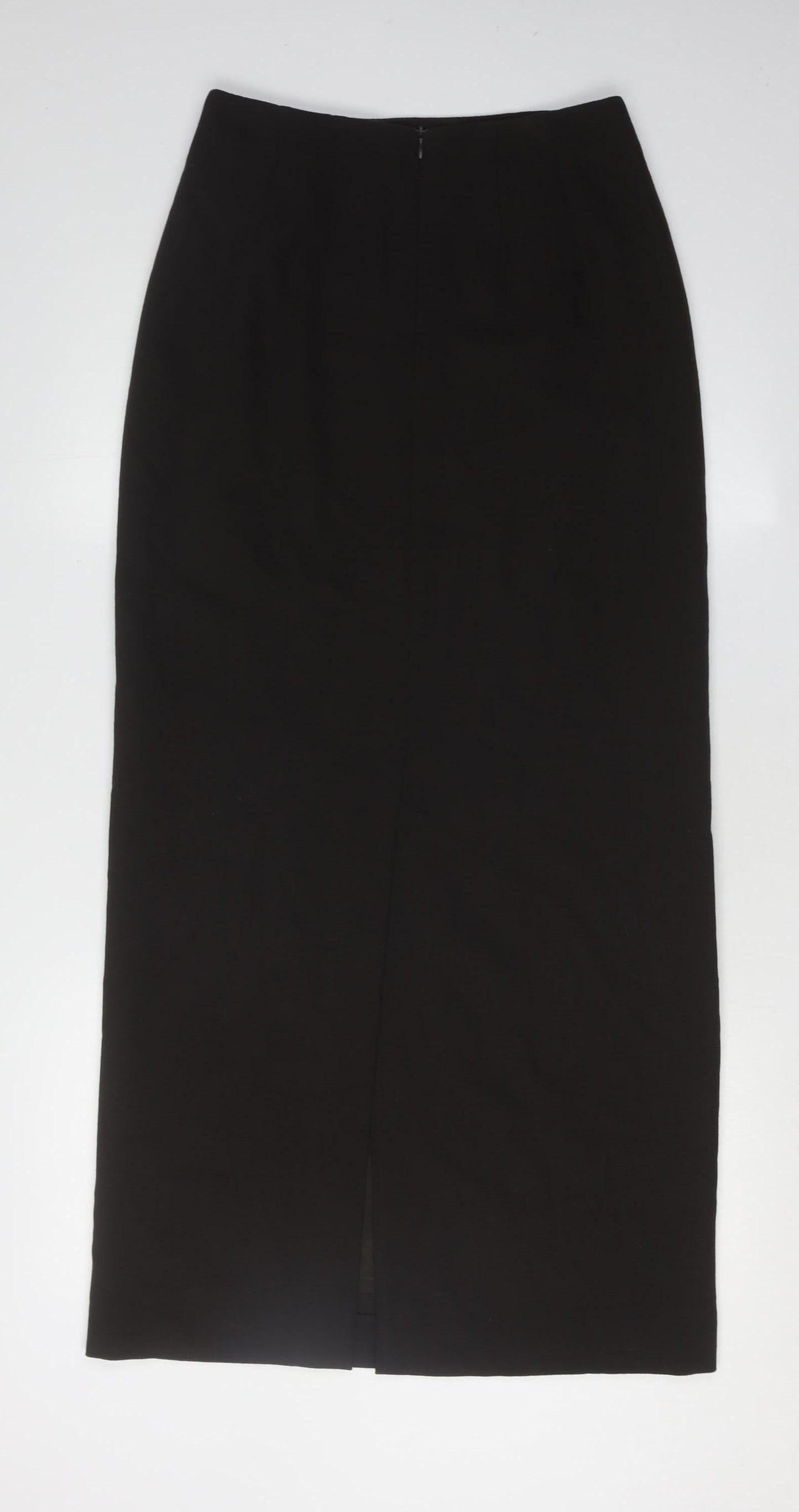 Kaliko Women's Black Wool Long Pencil Skirt Size S