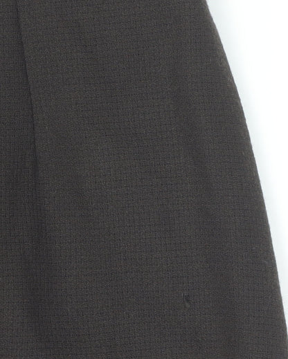 Kaliko Women's Black Wool Long Pencil Skirt Size S