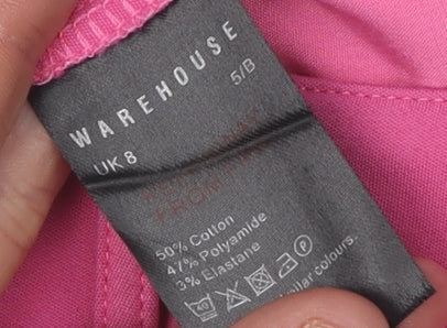Warehouse Pink Women's Shorts UK 8