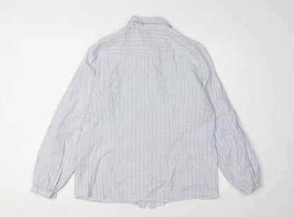 Womens UK Size 14 Debenhams White  Button-Up