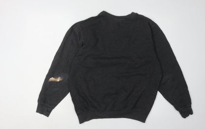 Coastal Culture Unisex Black Pullover Sweatshirt S