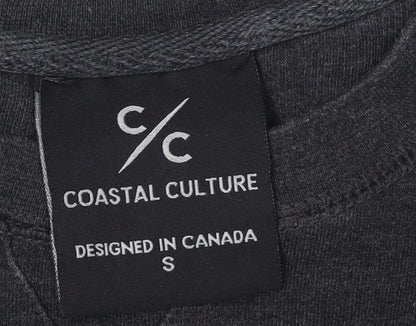 Coastal Culture Unisex Black Pullover Sweatshirt S