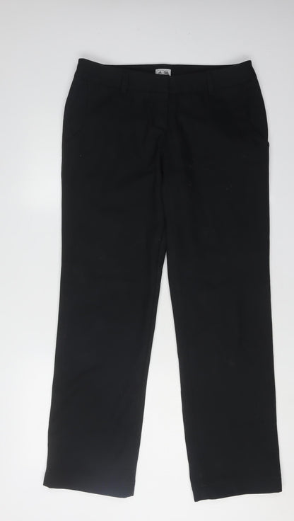 Adidas Women's Black Trousers Size 10 Activewear