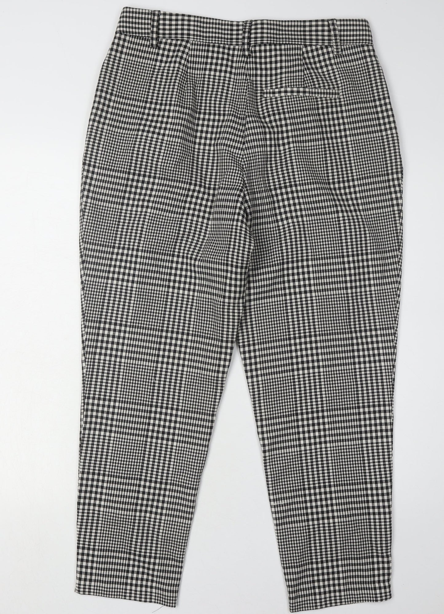 Womens UK Size 12 NEXT Regular Fit Casual Black Trousers