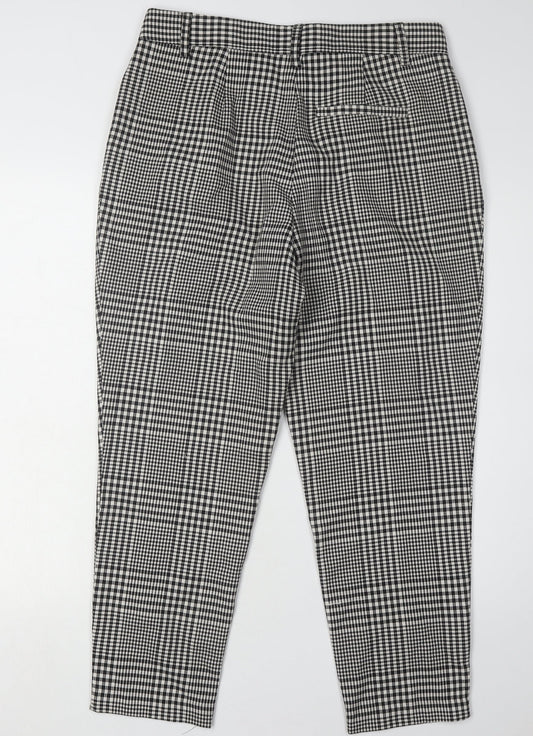Womens UK Size 12 NEXT Regular Fit Casual Black Trousers
