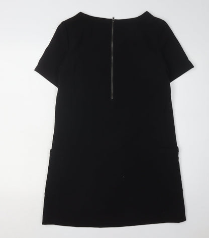 Pull&Bear Women's Black Shift Dress M