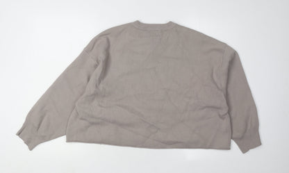 Womens UK Size L Zara Beige Pullover