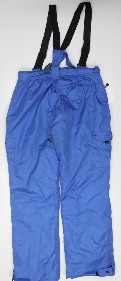 Trespass Men's Blue Snow Pants, Size L, Waterproof