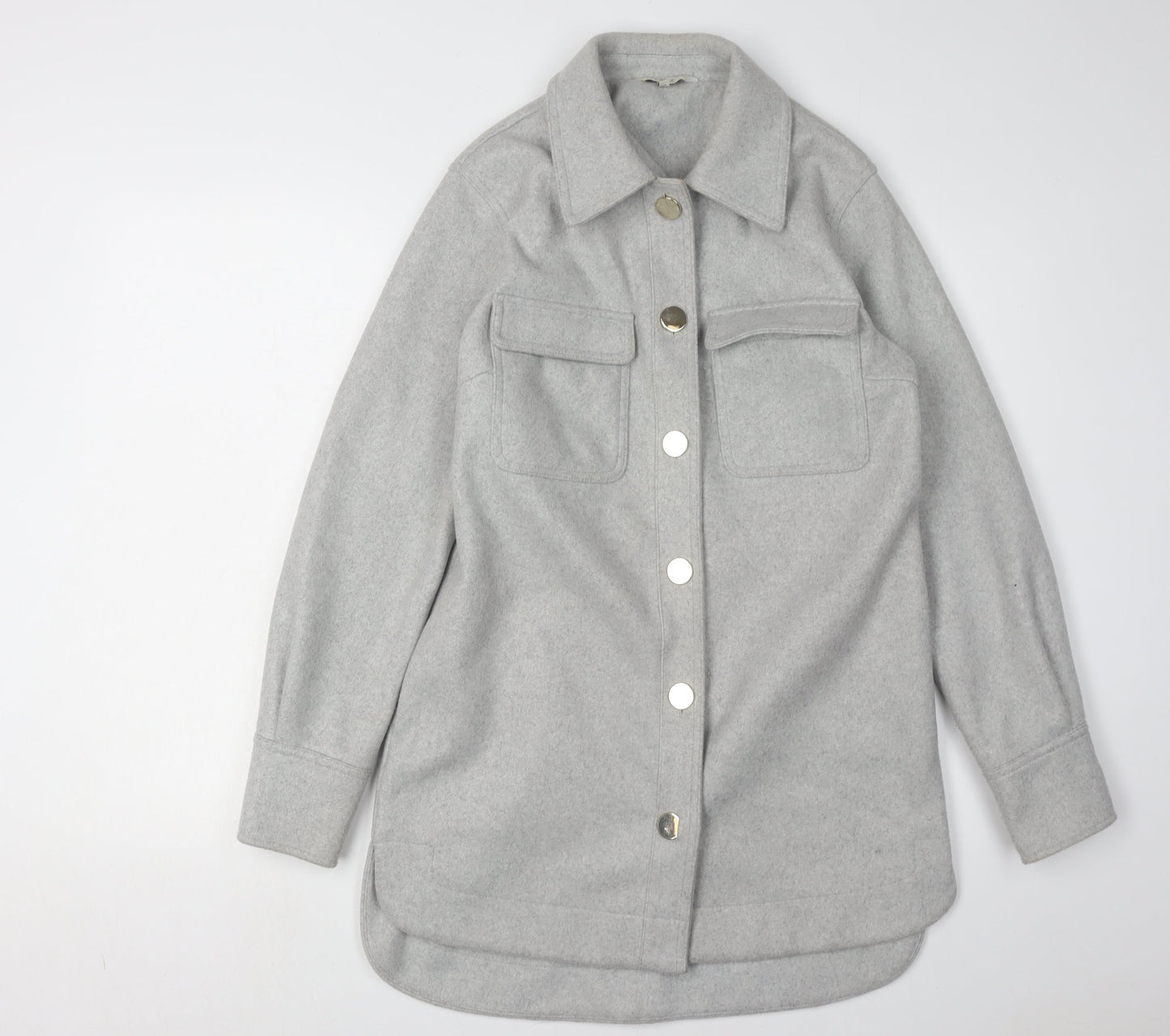 Womens UK Size 8 NEXT Grey Basic Jacket