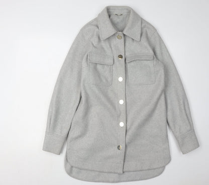 Womens UK Size 8 NEXT Grey Basic Jacket