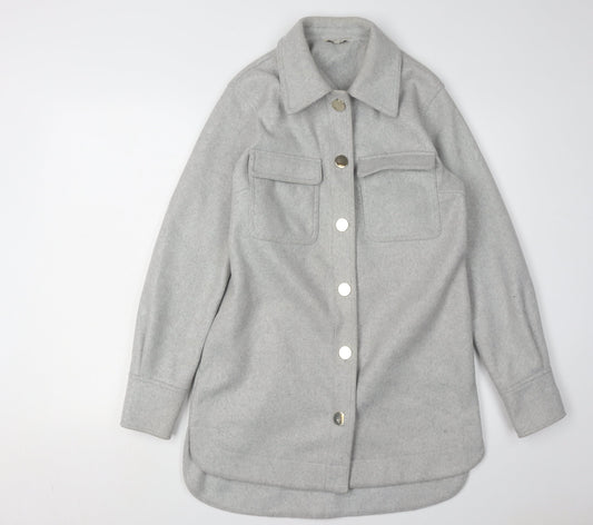 Womens UK Size 8 NEXT Grey Basic Jacket