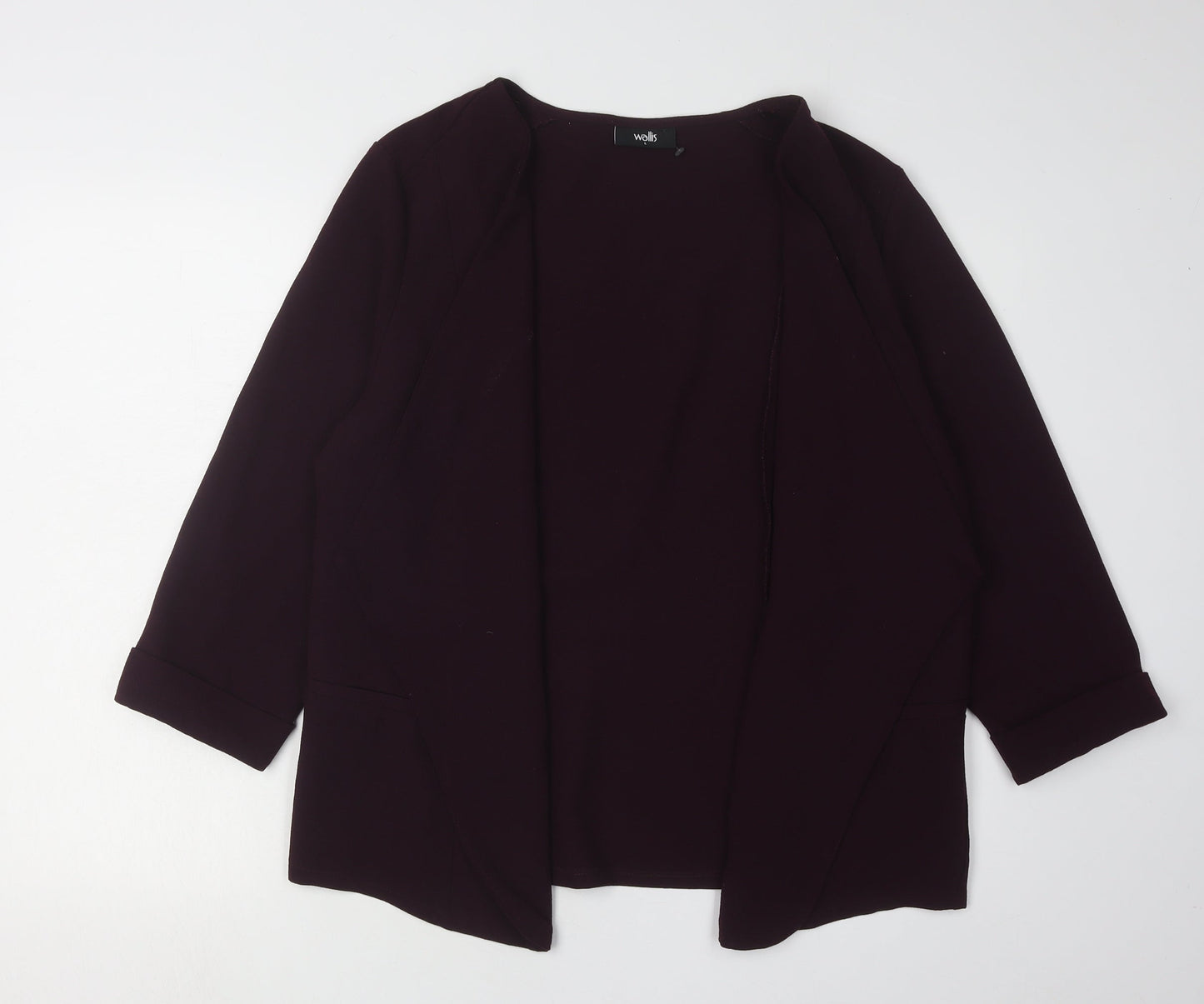Womens UK Size L Wallis Purple Basic Blouse