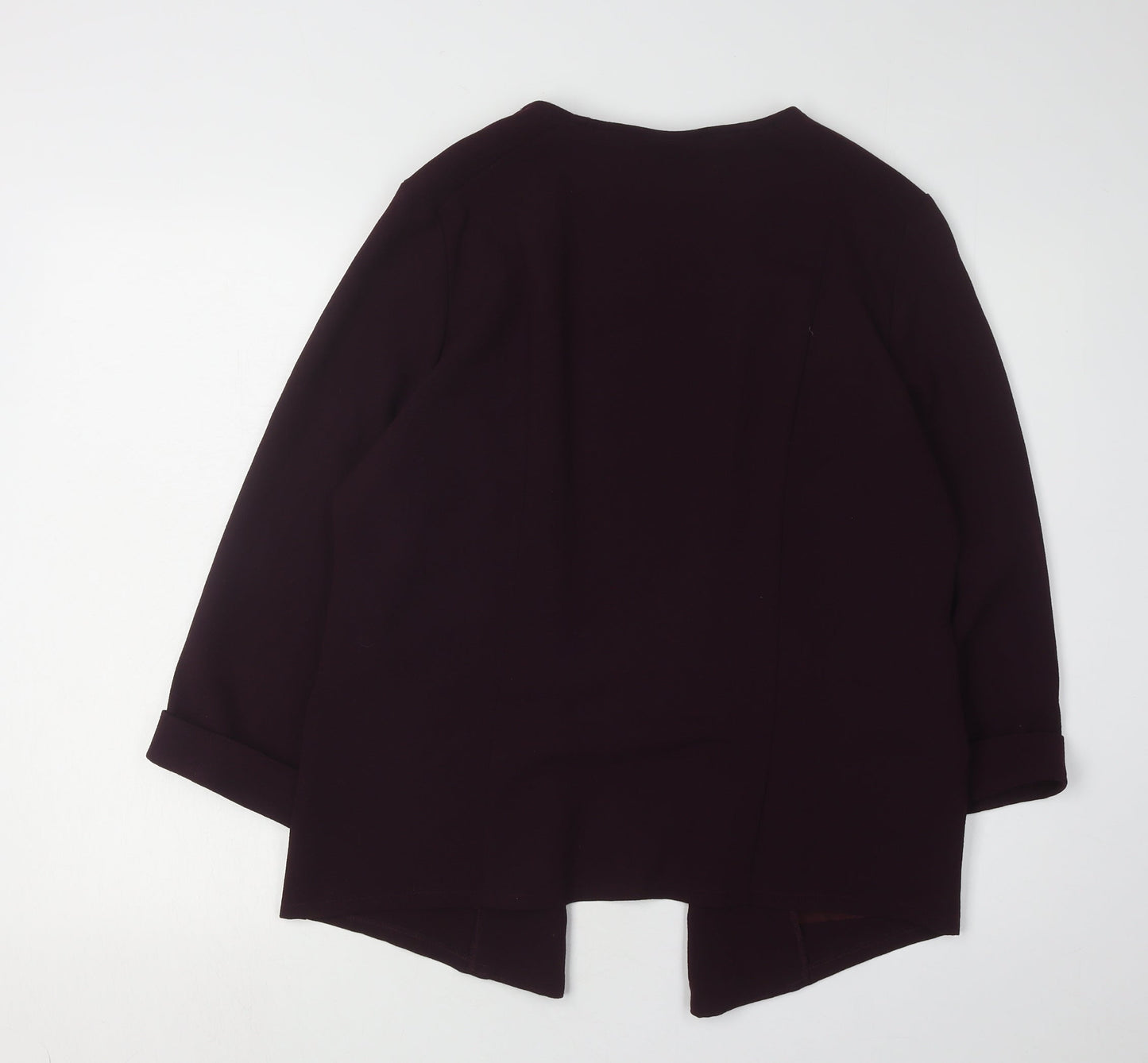 Womens UK Size L Wallis Purple Basic Blouse
