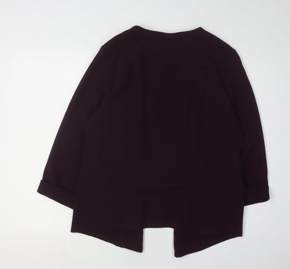 Womens UK Size L Wallis Purple Basic Blouse