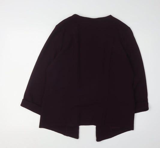 Womens UK Size L Wallis Purple Basic Blouse