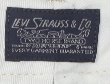 Levi Strauss Men's Beige Chino Trousers Size 30