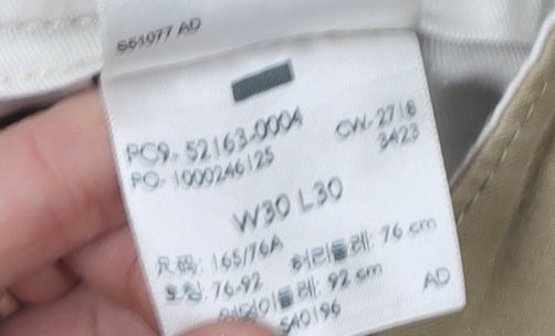 Levi Strauss Men's Beige Chino Trousers Size 30