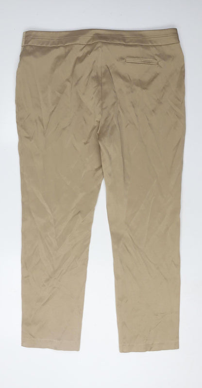 Womens UK Size 20 M&Co   Beige Trousers
