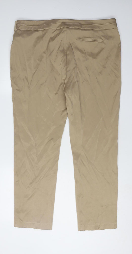 Womens UK Size 20 M&Co   Beige Trousers