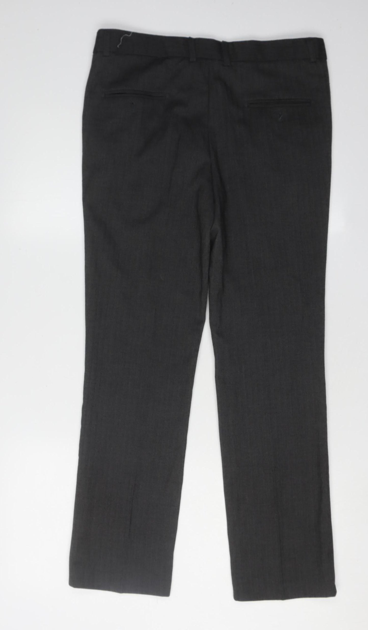 Paisley Women's Grey Trousers, UK 10, Button Closure