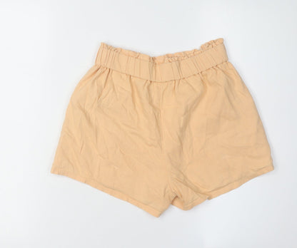 Hollister Women's Beige Paperbag Shorts XS