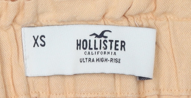 Hollister Women's Beige Paperbag Shorts XS