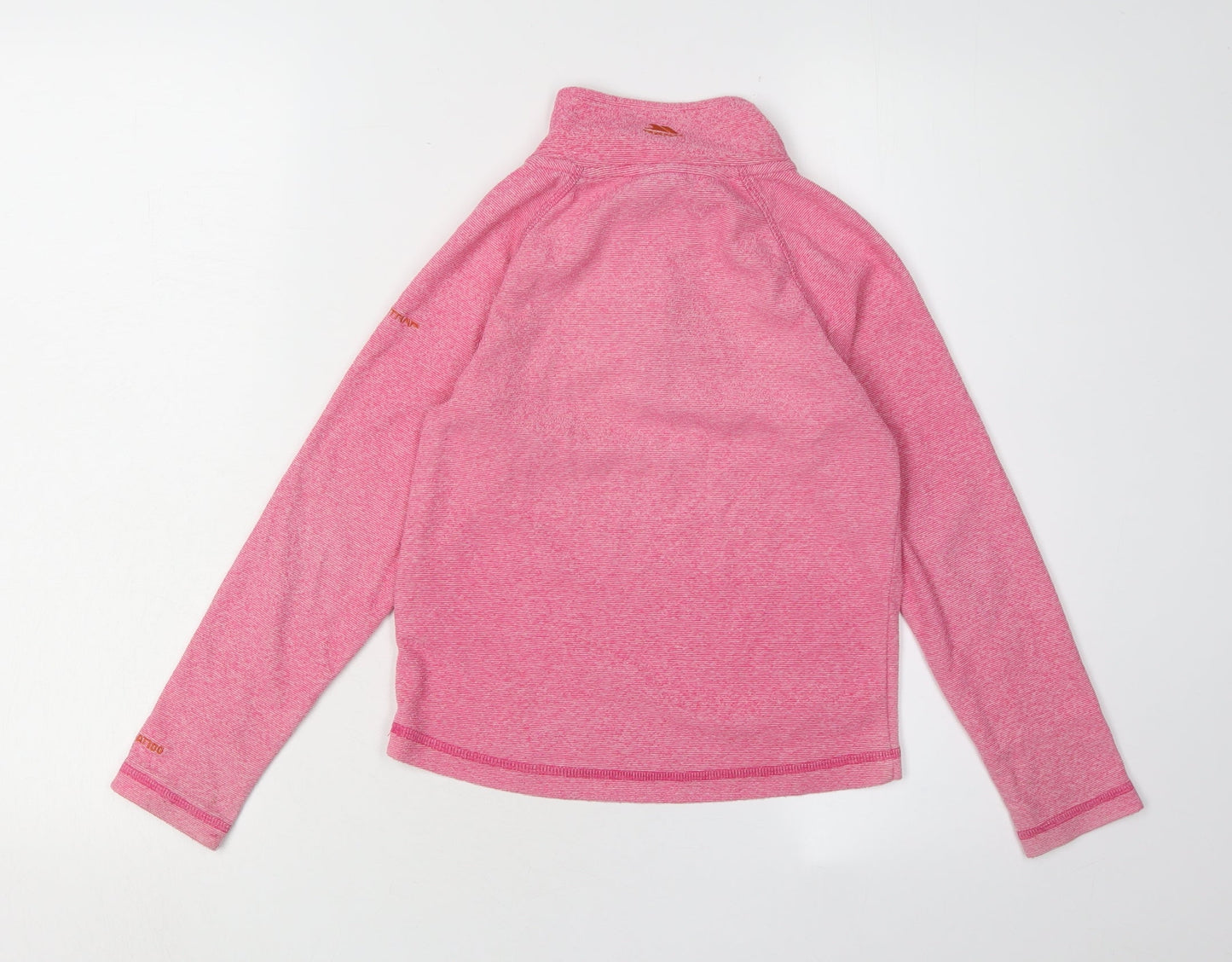 Trespass Girls Pink 1/4 Zip Sweatshirt 7-8 Years