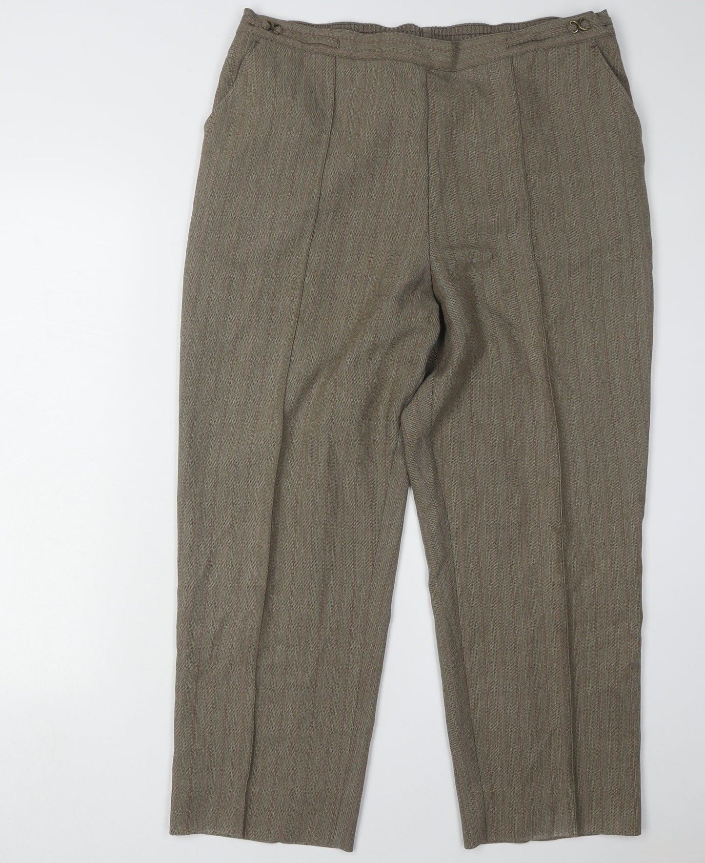 Marks and Spencer Women's Brown Trousers Size 16