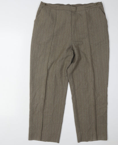Marks and Spencer Women's Brown Trousers Size 16