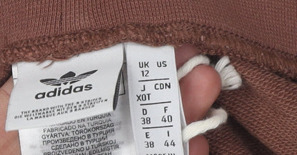 Adidas Brown Jogger Trousers, Women's Size 12, Casual