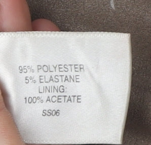 CC Women’s Brown Skirt, Size 18, Polyester Blend