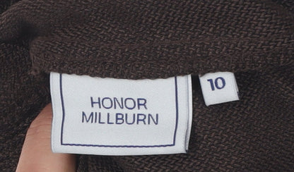 Womens UK Size 10 Honor Millburn   Brown Trousers