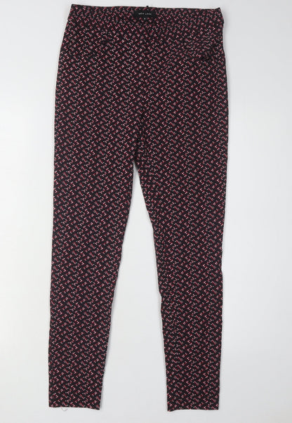New Look Women's Multicoloured Skinny Trousers Size 8